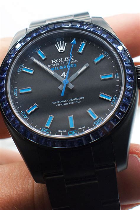 rolex milgauss black venom replica